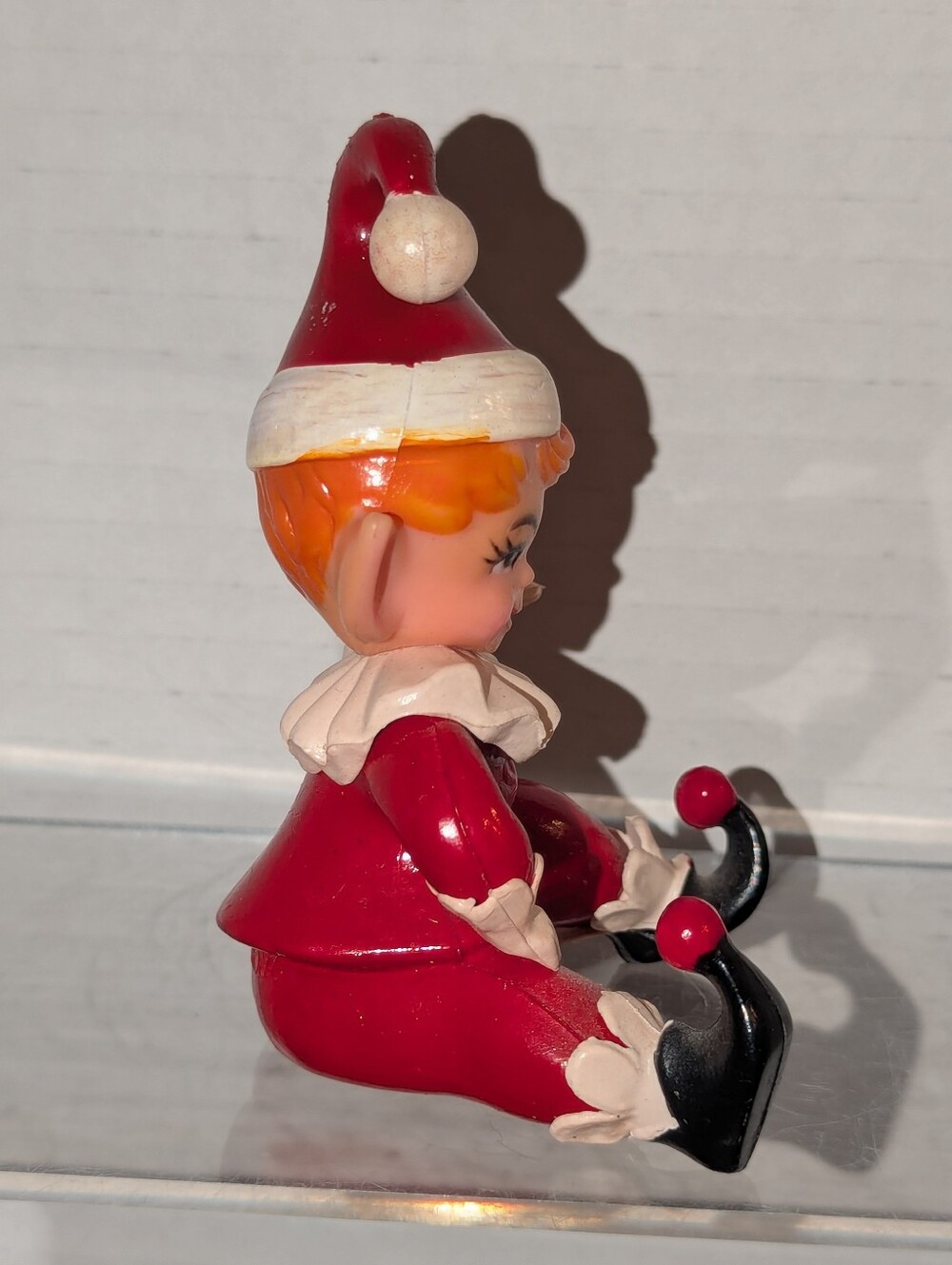 Vintage Mid Century Christmas Pixie Elf Figurine Whimsical - Picture 7 of 12